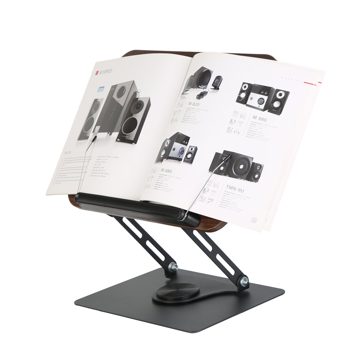 Adjustable Wooden Book Stand – 360° Rotating Reading Holder - Ma boutique 2