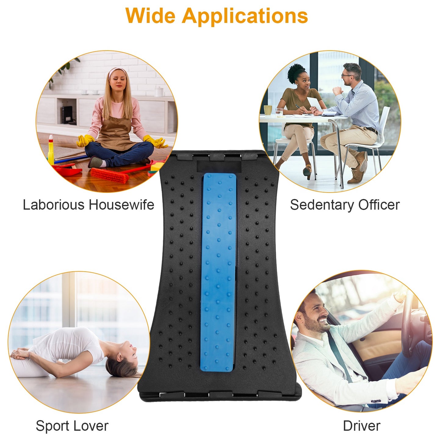3-in-1 Posture Relief Kit – Back Stretcher & Seat Cushion - Ma boutique 2
