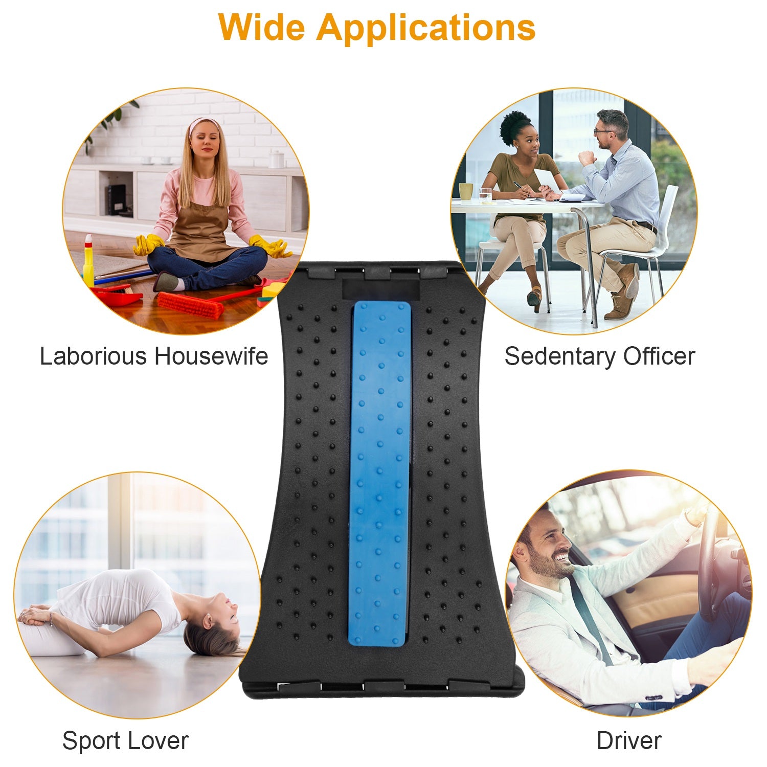 3-in-1 Posture Relief Kit – Back Stretcher & Seat Cushion - Ma boutique 2