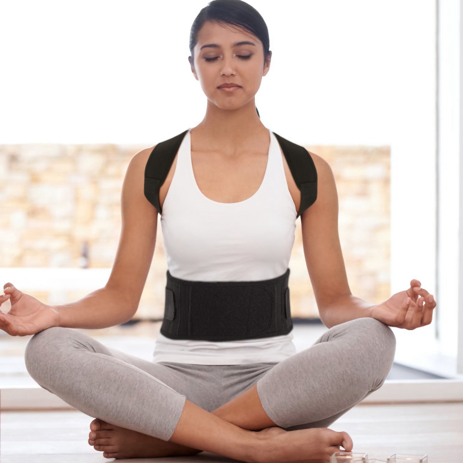 Magnetic Back Posture Corrector Brace With Lumbar Support - Ma boutique 2