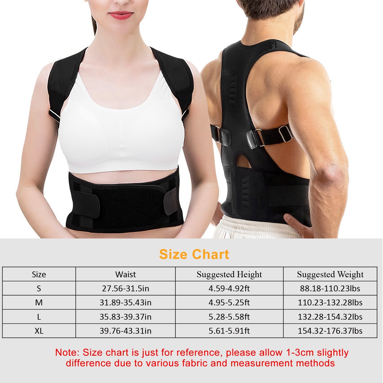 Magnetic Back Posture Corrector Brace With Lumbar Support - Ma boutique 2