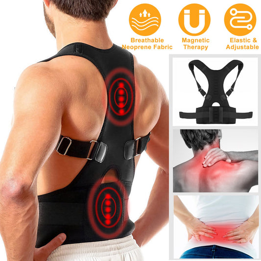 Magnetic Back Posture Corrector Brace With Lumbar Support - Ma boutique 2