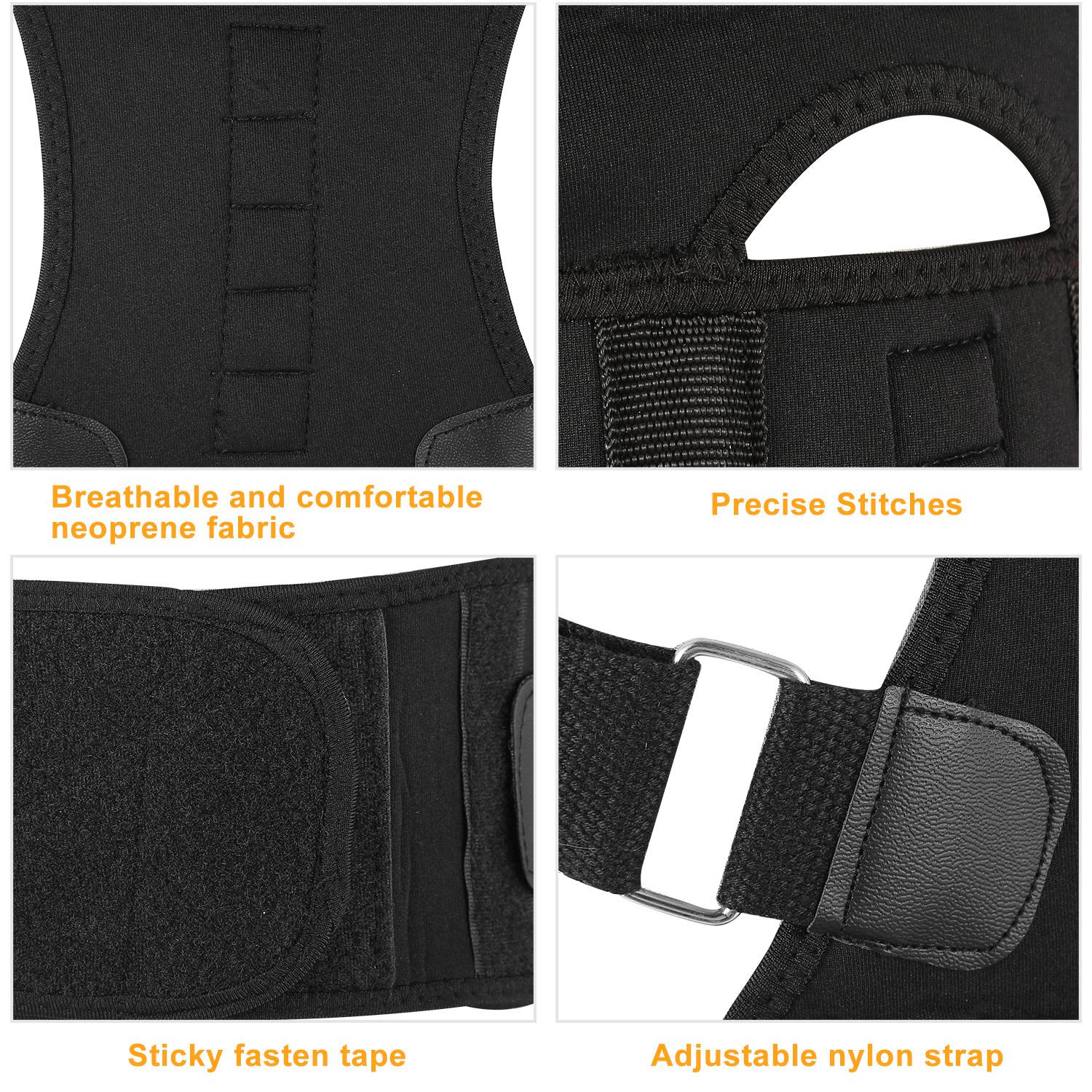 Magnetic Back Posture Corrector Brace With Lumbar Support - Ma boutique 2