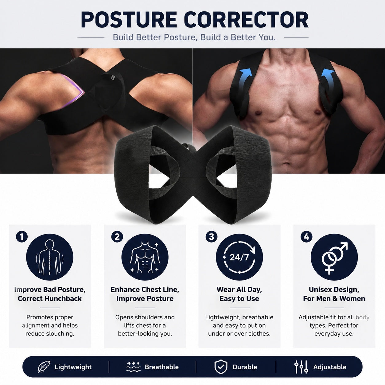 Heavy Duty Shoulder Support Straps For Bench Press - Ma boutique 2
